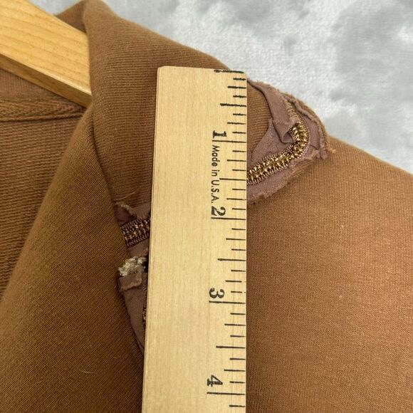 Nick & Mo Blazer Womens Large Brown Knit 3/4 Sleeve Embellished Anthropologie - Picture 9 of 10